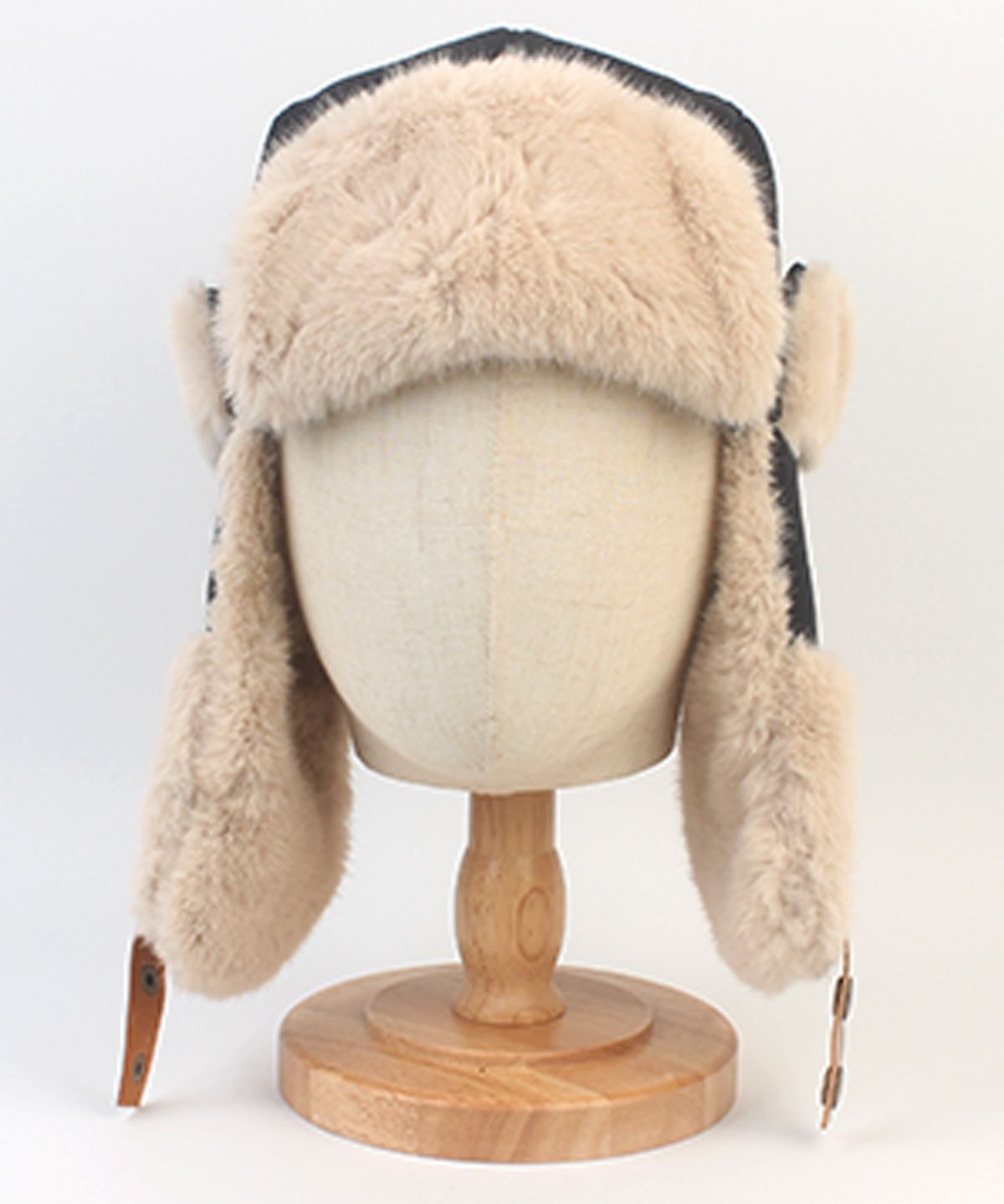 유니버셜 케미스트리(UNIVERSAL CHEMISTRY) Soft Poly Black Fur Balaclava 항공모자