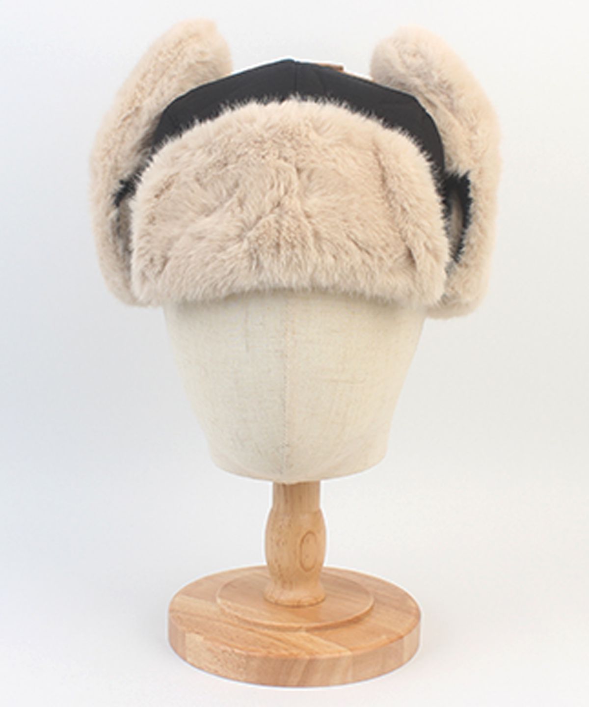 유니버셜 케미스트리(UNIVERSAL CHEMISTRY) Soft Poly Black Fur Balaclava 항공모자