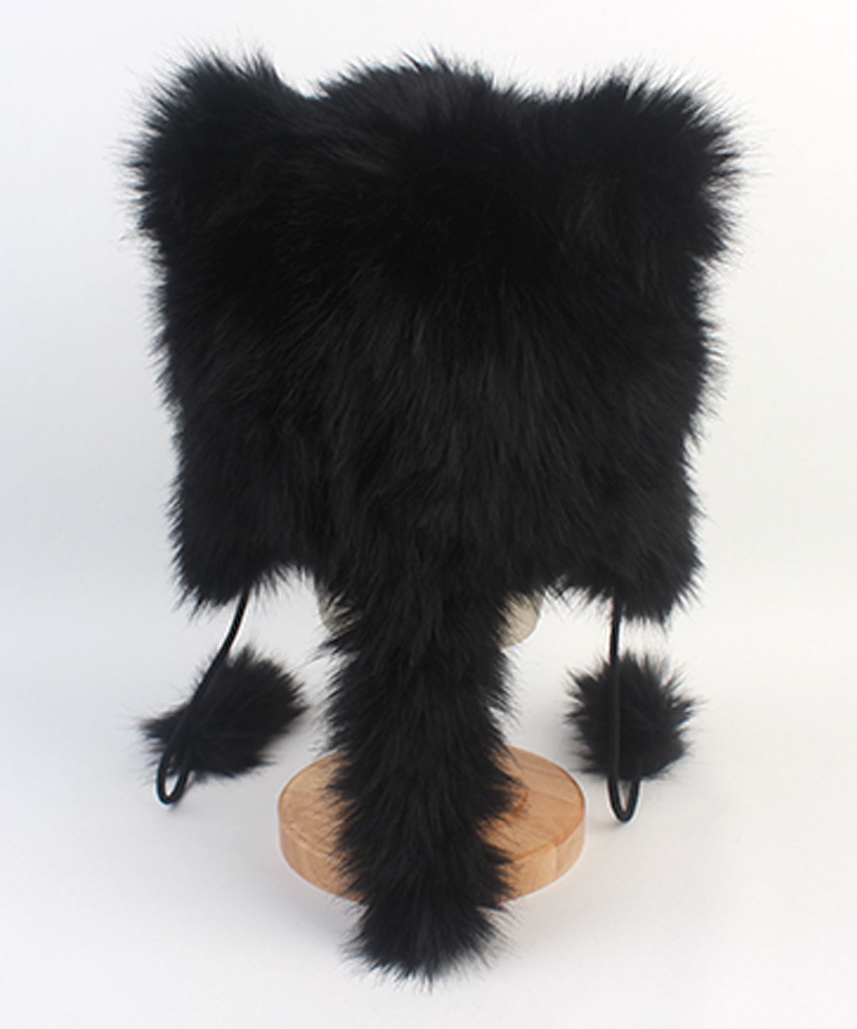 유니버셜 케미스트리(UNIVERSAL CHEMISTRY) Fox Black Poly Fur Balaclava 여우모자