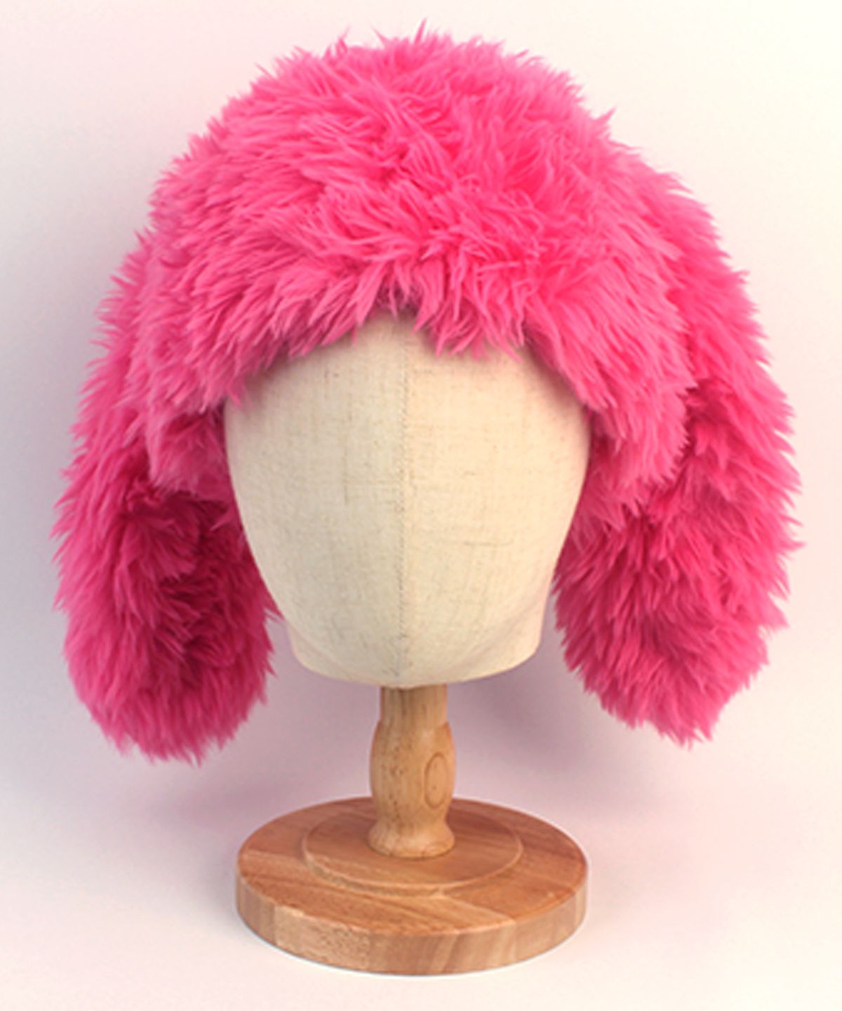 유니버셜 케미스트리(UNIVERSAL CHEMISTRY) Rabbit Pink Fur Beanie 토끼비니