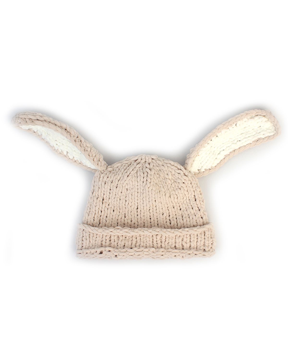 유니버셜 케미스트리(UNIVERSAL CHEMISTRY) Rabbit Beige Knit Beanie 토끼비니