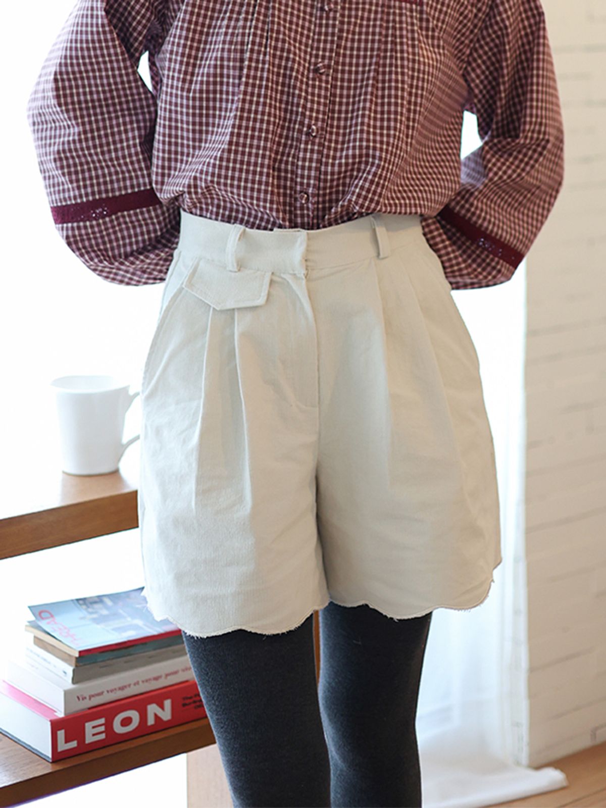 소르디(SORDI) Tulip Corduroy Pants_cream