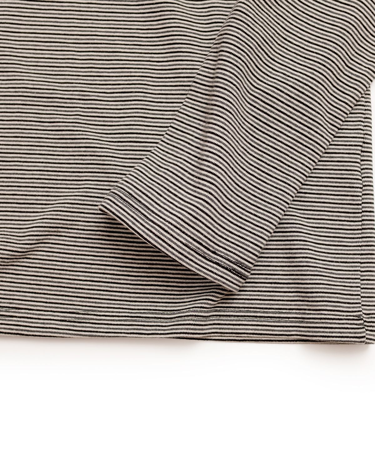 코튼벨(COTTON BELL) 모노 스트라이프 폴로 셔츠 - Gray/Black
