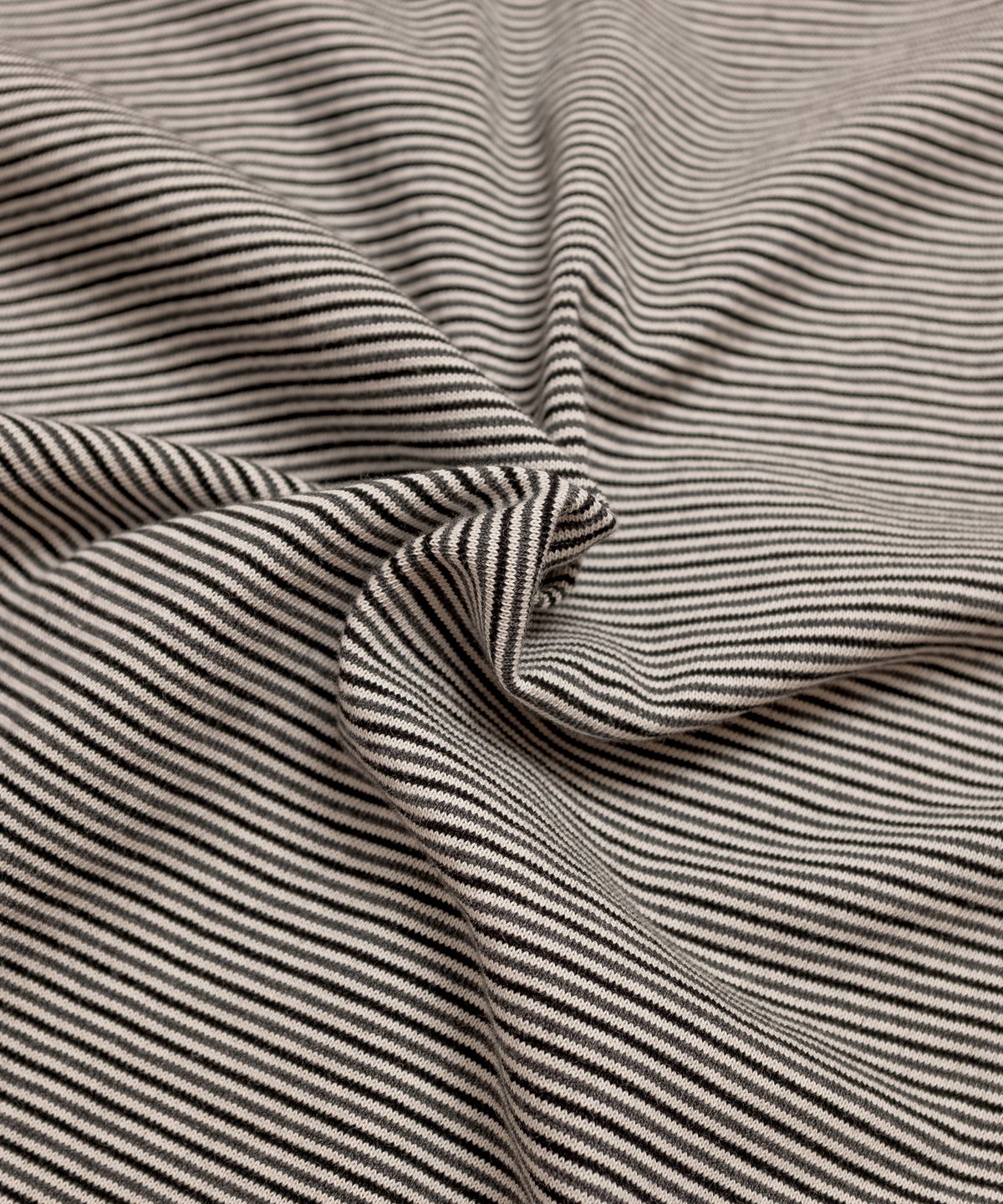 코튼벨(COTTON BELL) 모노 스트라이프 폴로 셔츠 - Gray/Black