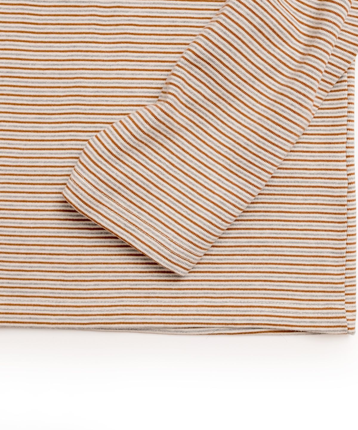 코튼벨(COTTON BELL) 모노 스트라이프 폴로 셔츠 - Brown/Gray
