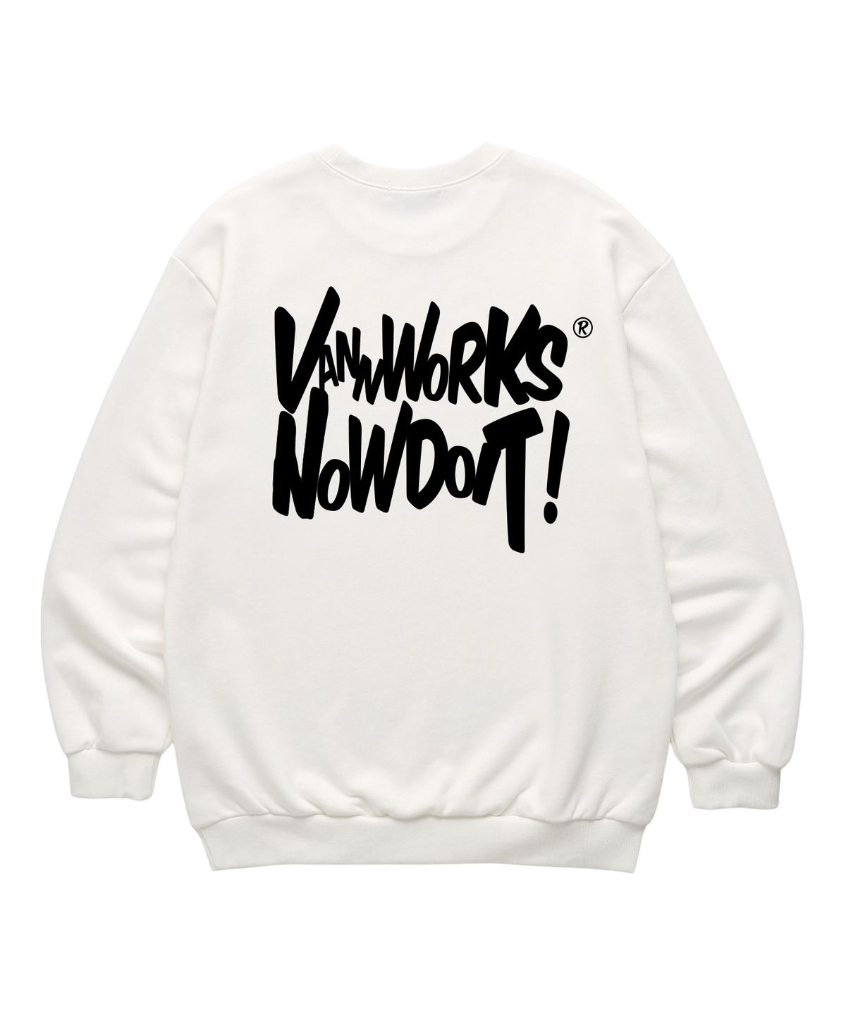 밴웍스(VANNWORKS) NOW DOIT 맨투맨 (VLS0083) 화이트