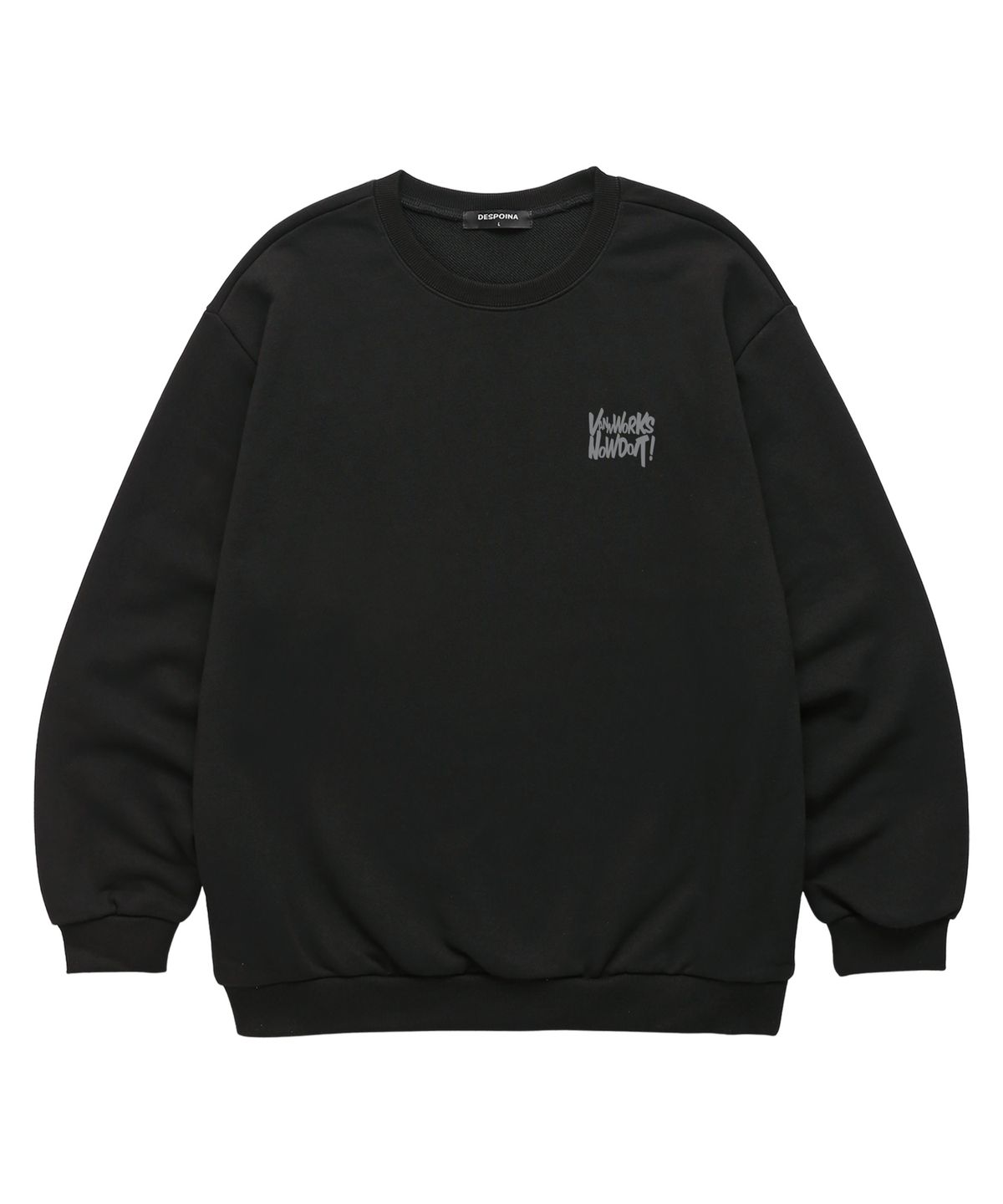 밴웍스(VANNWORKS) NOW DOIT 맨투맨 (VLS0083) 블랙