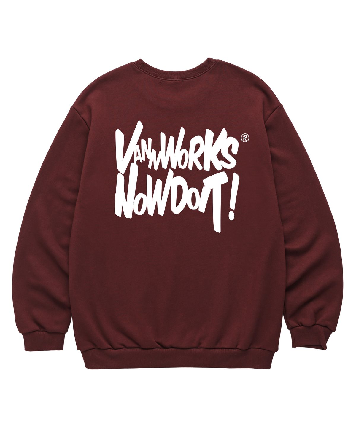 밴웍스(VANNWORKS) NOW DOIT 맨투맨 (VLS0083) 버건디