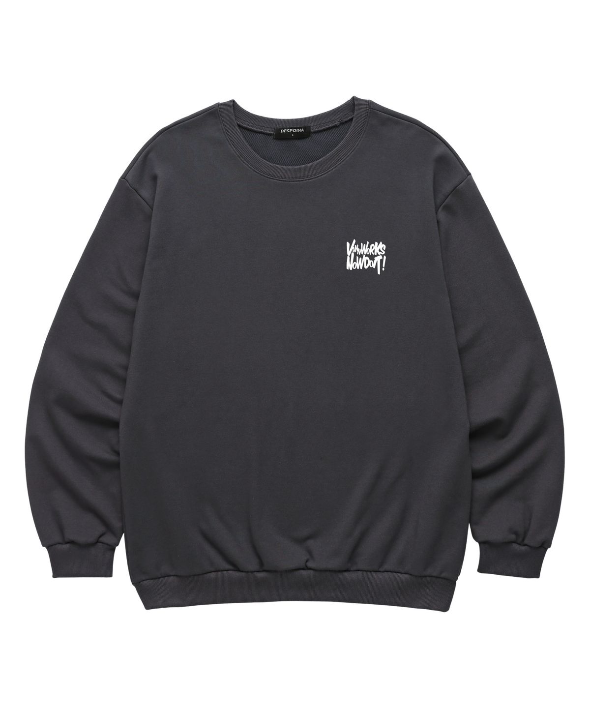 밴웍스(VANNWORKS) NOW DOIT 맨투맨 (VLS0083) 차콜