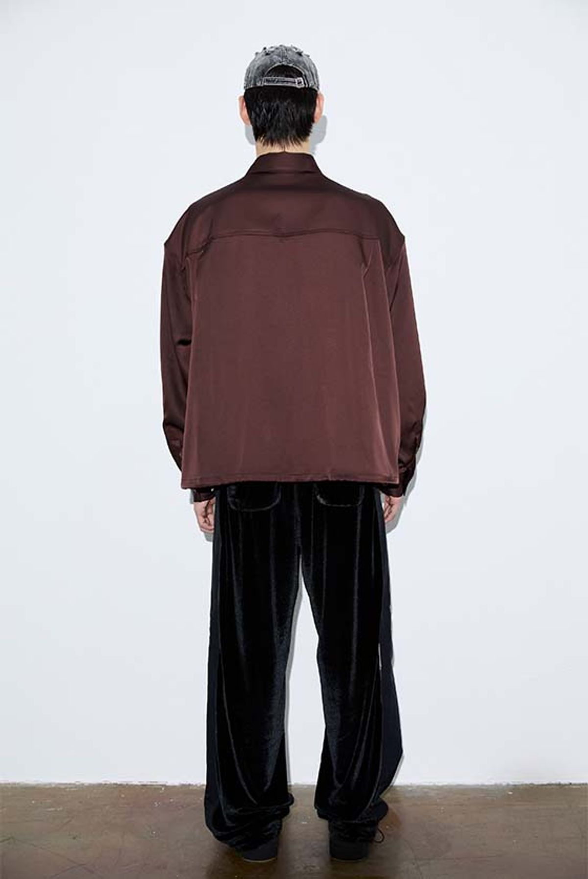 오디너리피플(ORDINARY PEOPLE) Re : Velvet Deconstructed Track Pants [BLACK]