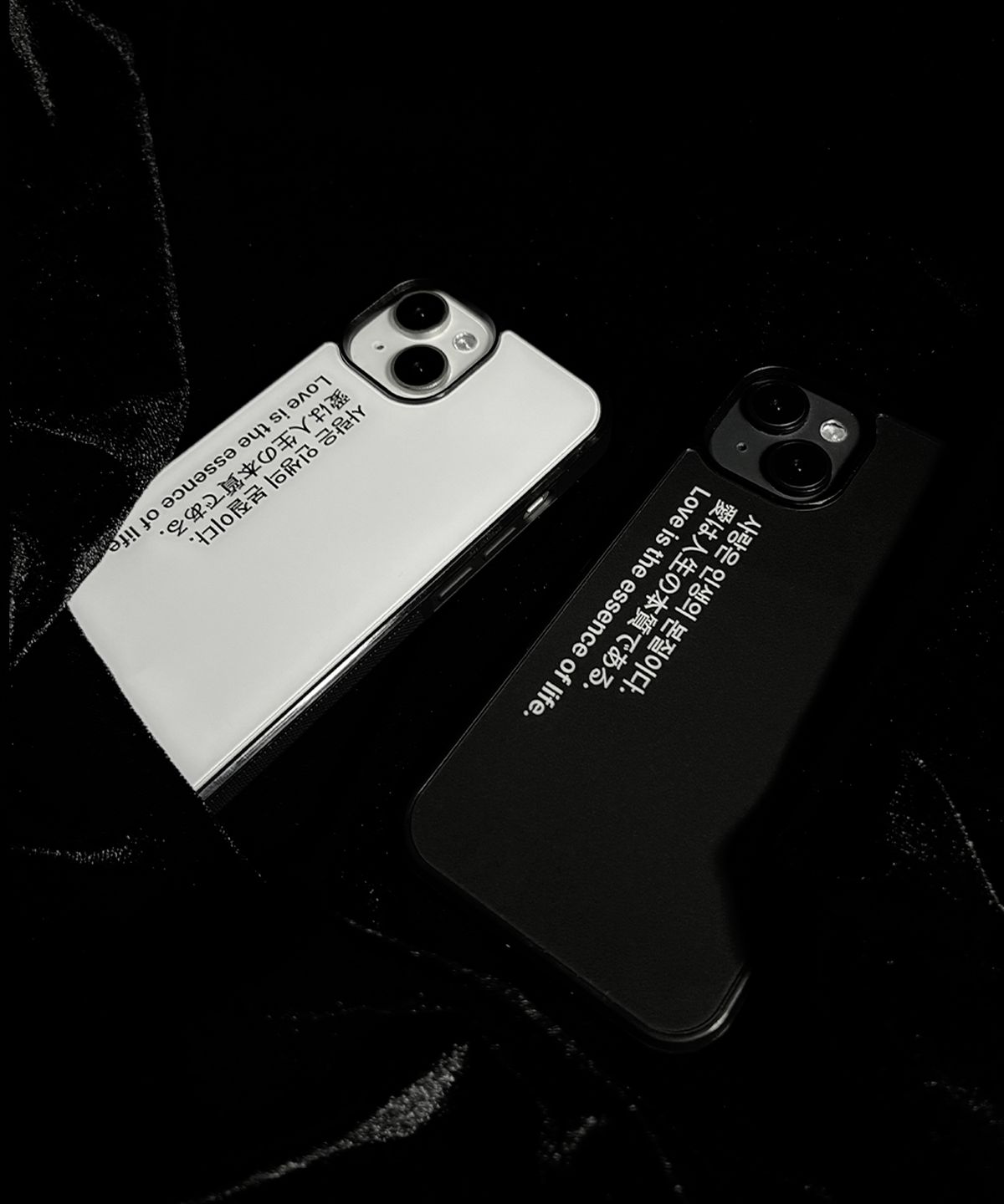 속담(SOKDAM) 사랑은 인생의 본질이다 glass bumper case white