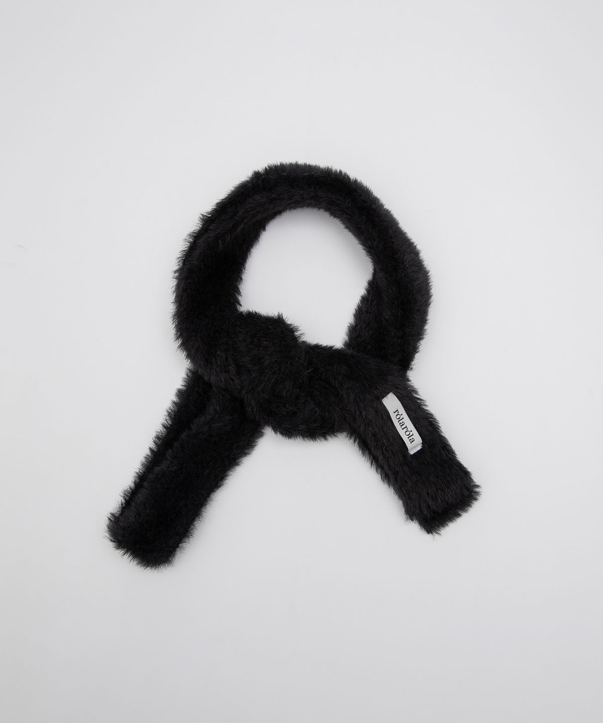 로라로라(ROLAROLA) SLIM SOFT MUFFLER BLACK