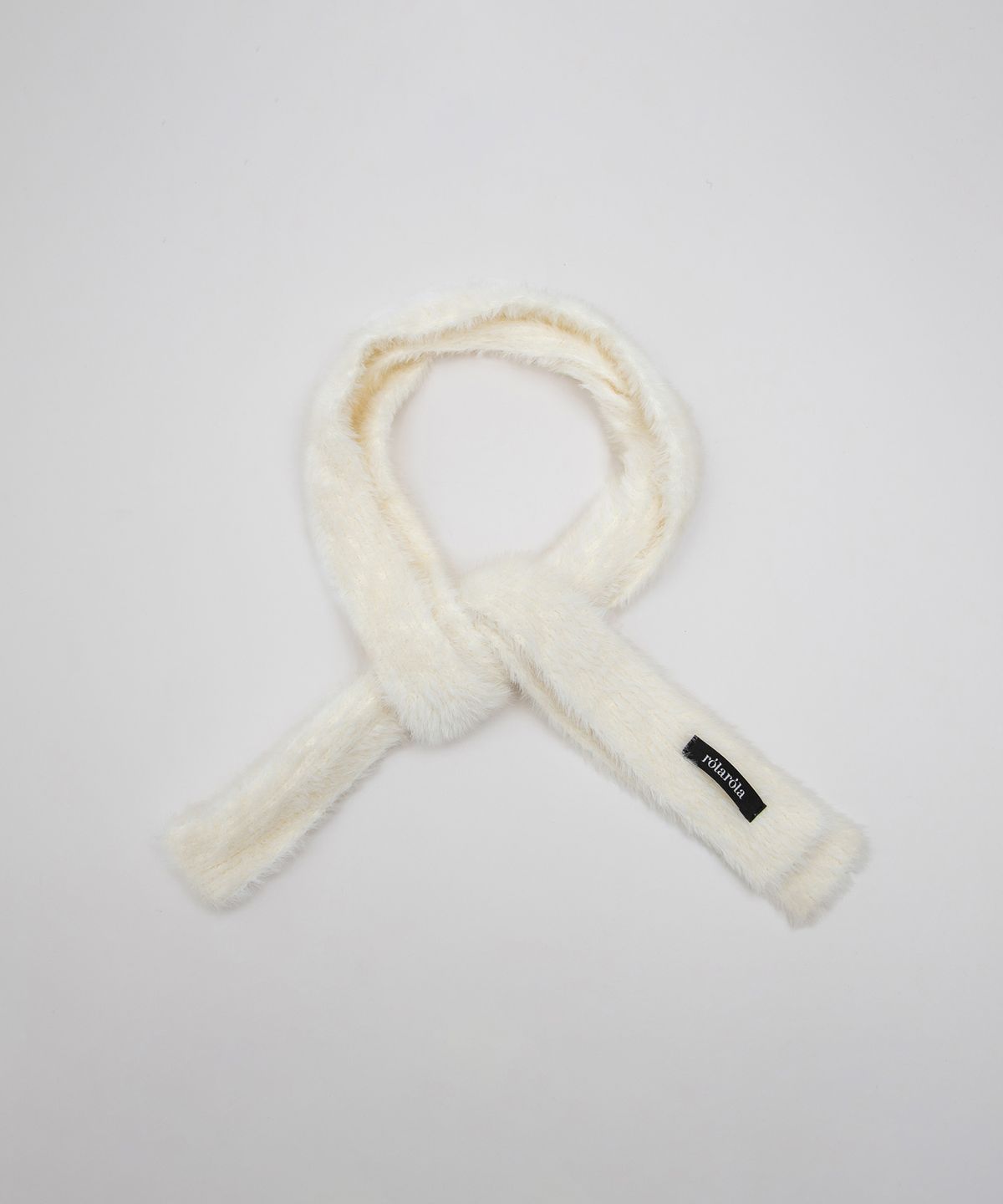 로라로라(ROLAROLA) SLIM SOFT MUFFLER WHITE