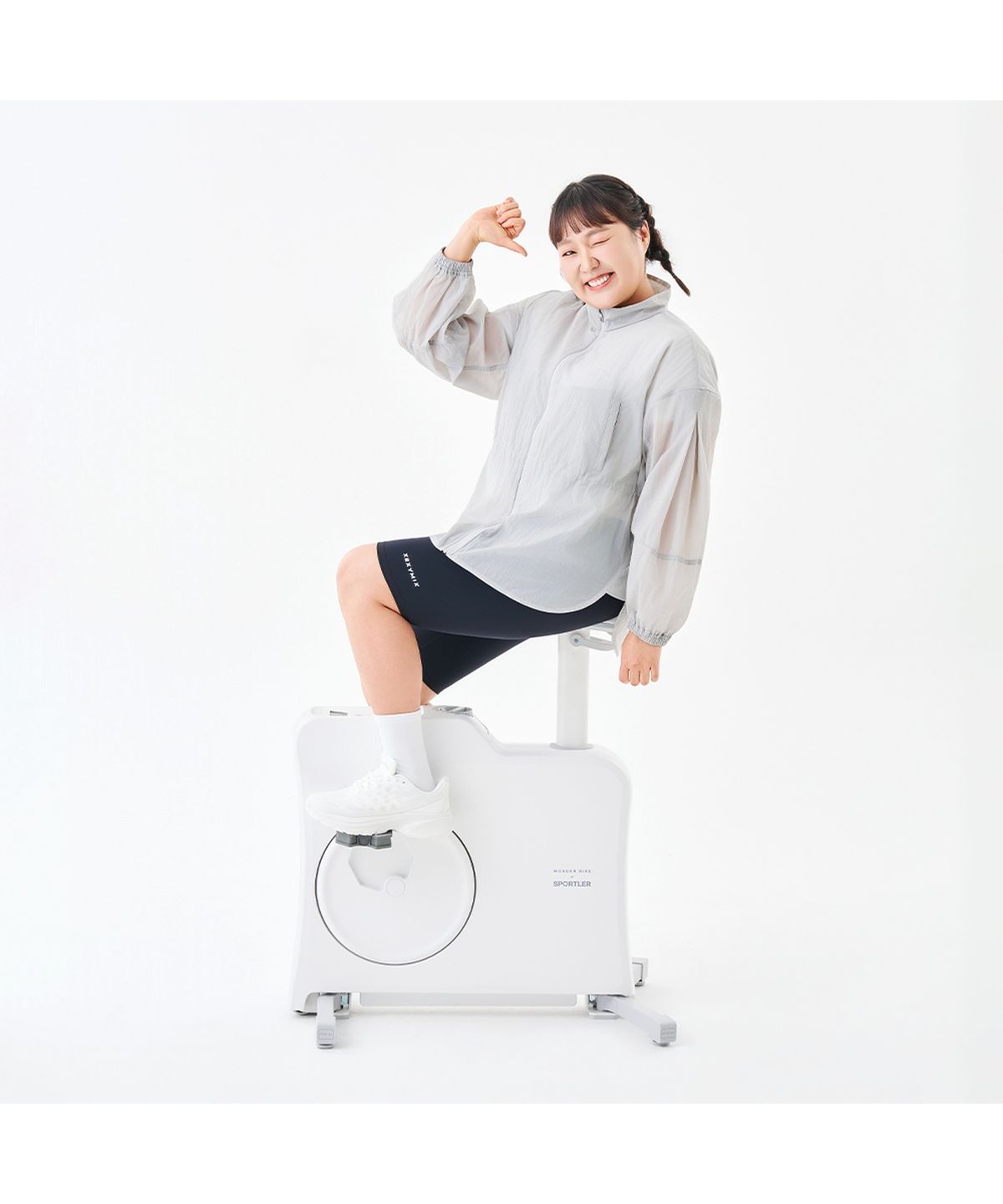 스포틀러(SPORTLER) 원더바이크 접이식 실내자전거 F16