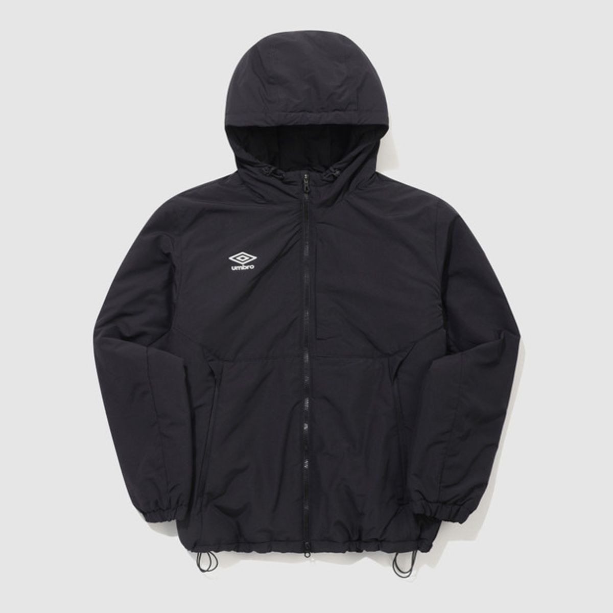 엄브로(UMBRO) 베이직 후드형 패딩 자켓 블랙 UQ421SPJO1