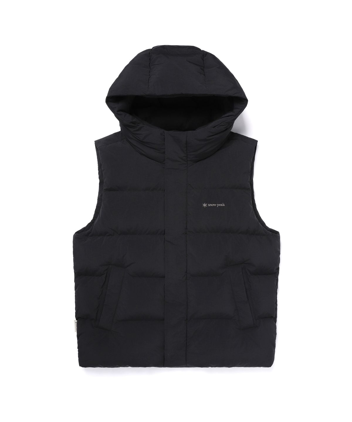 스노우피크 어패럴(SNOWPEAK APPAREL) 랜드 후드 헤비 다운 베스트 (S25WMGDV64) Black