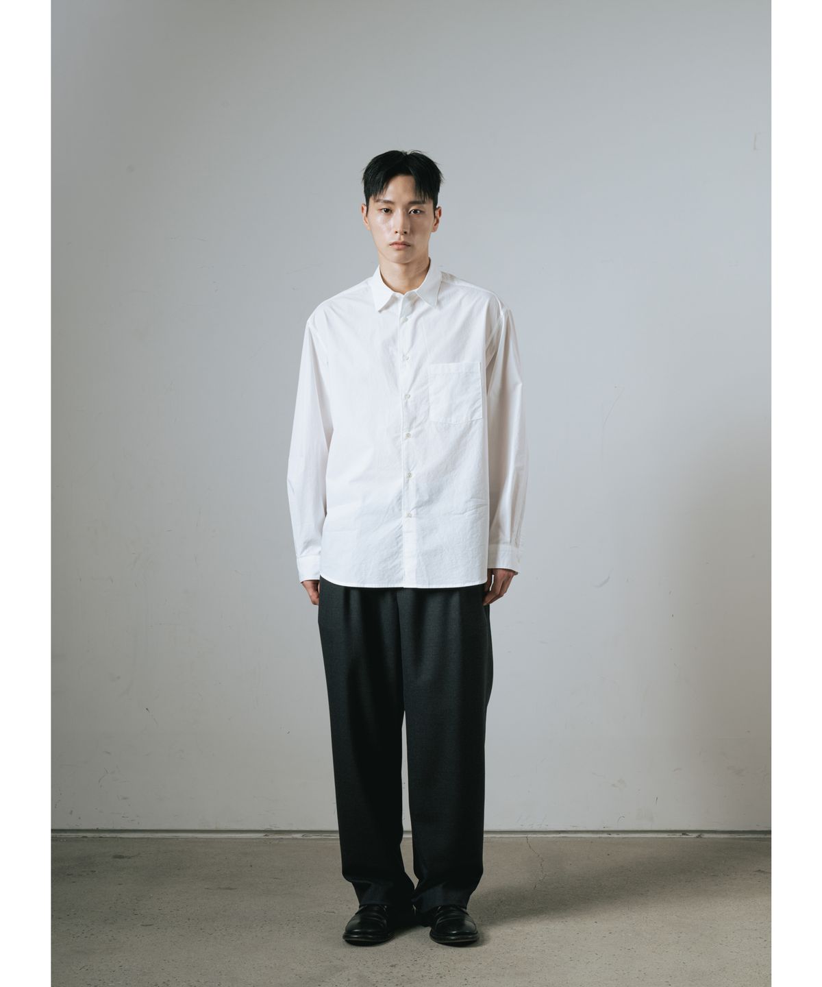 와기(WHAGI) Vintage Architect Shirt (Birkin White)