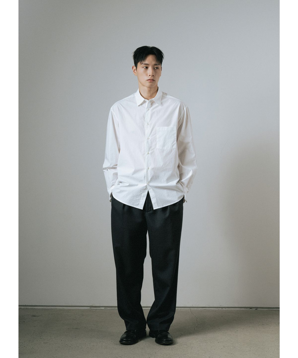 와기(WHAGI) Vintage Architect Shirt (Birkin White)