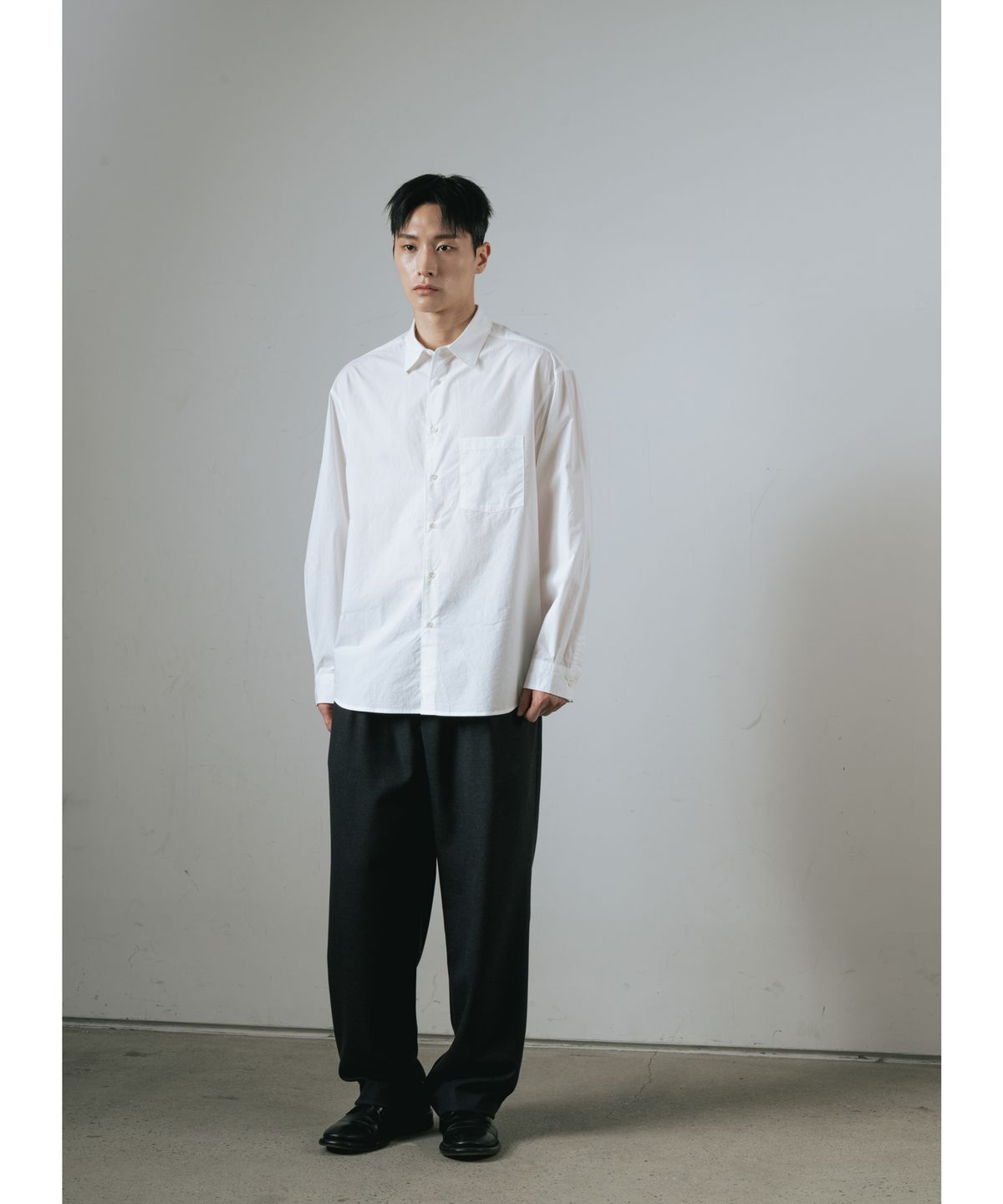 와기(WHAGI) Vintage Architect Shirt (Birkin White)