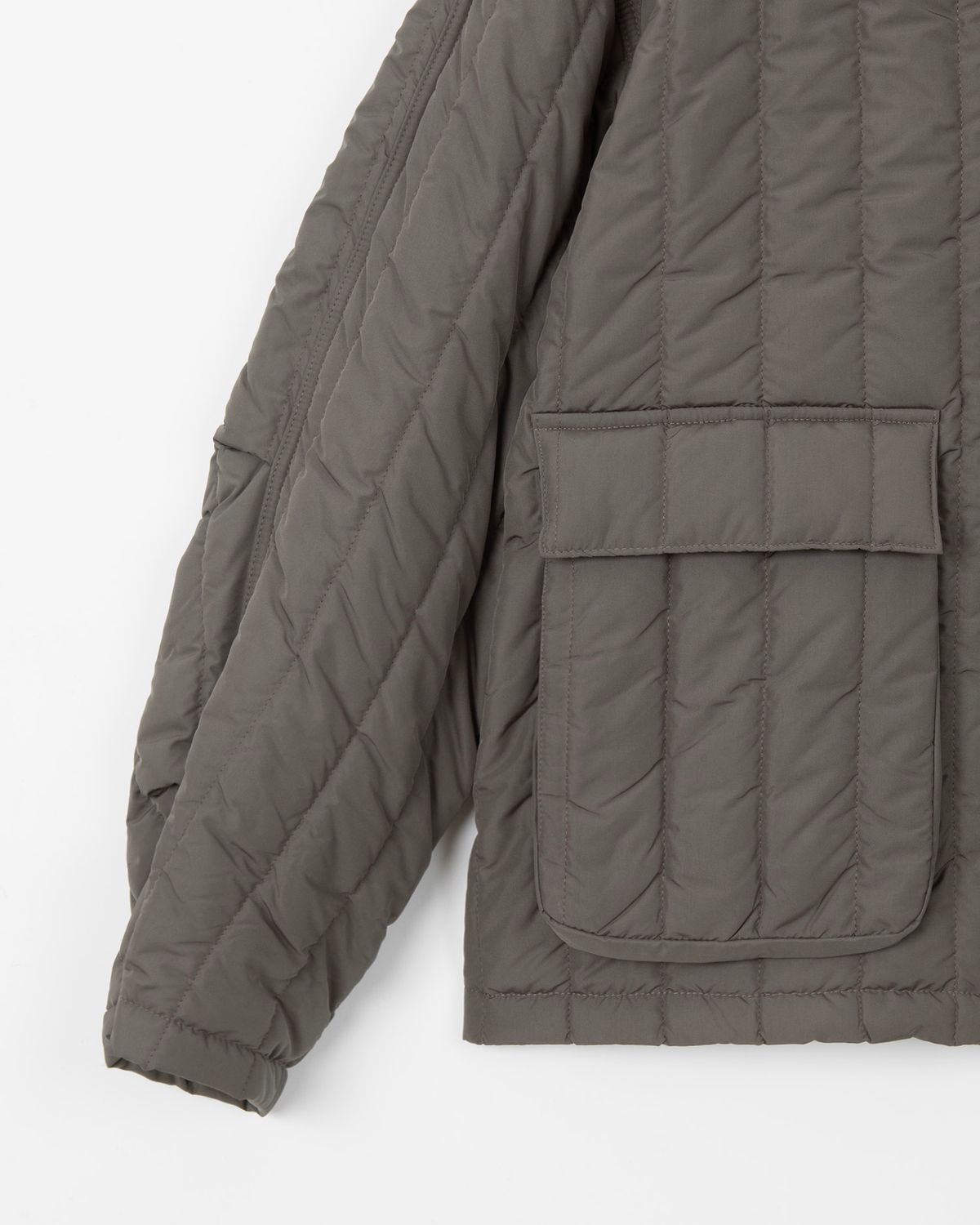 디앤드퀘스천(THEENDQUESTION) Quilted short jumper / BROWN