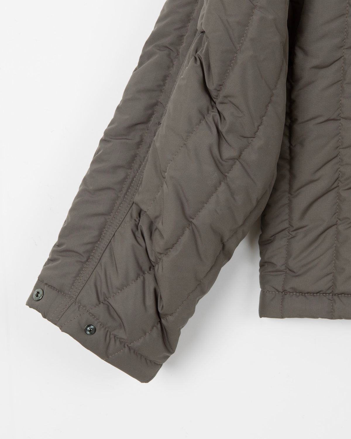 디앤드퀘스천(THEENDQUESTION) Quilted short jumper / BROWN