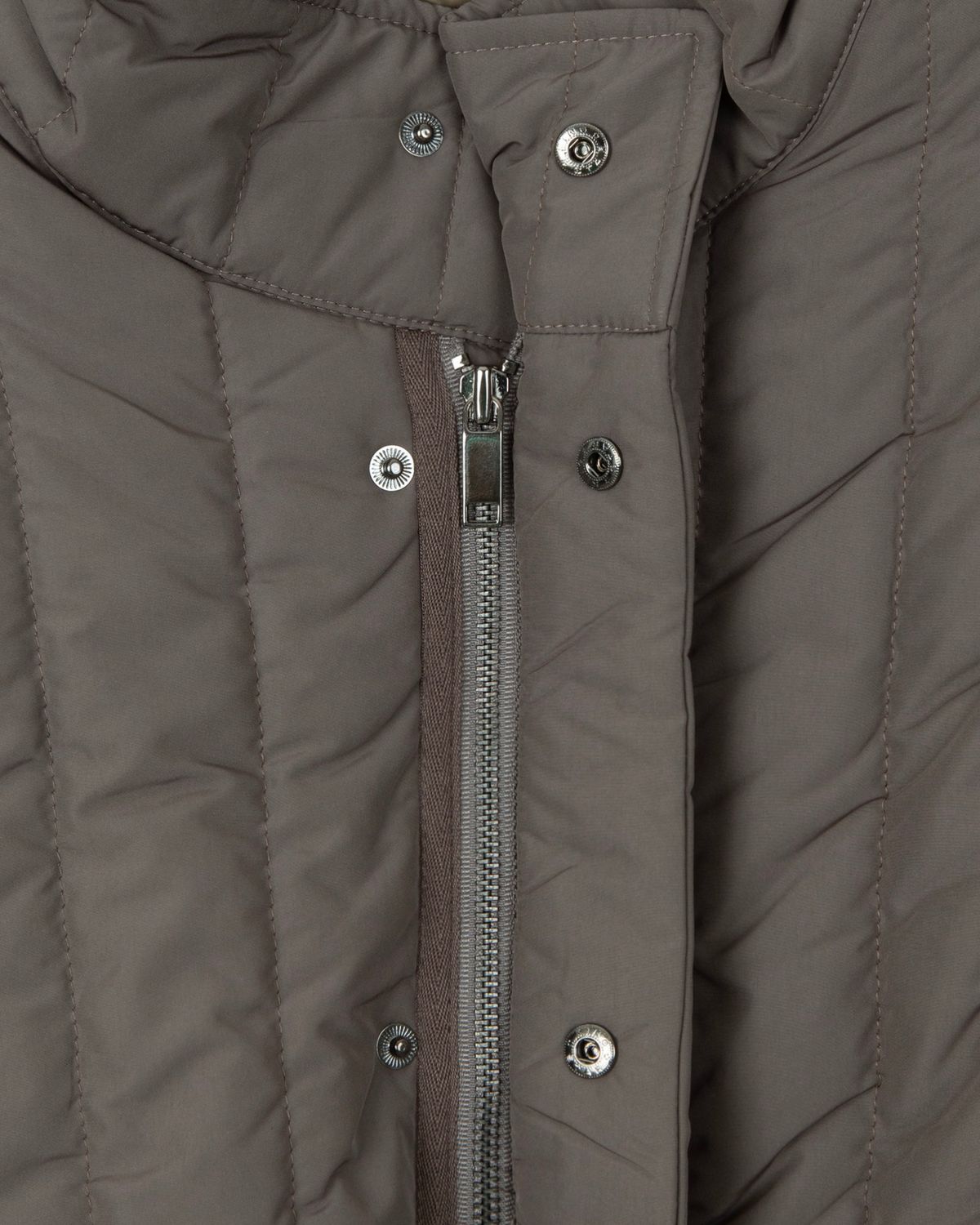 디앤드퀘스천(THEENDQUESTION) Quilted short jumper / BROWN