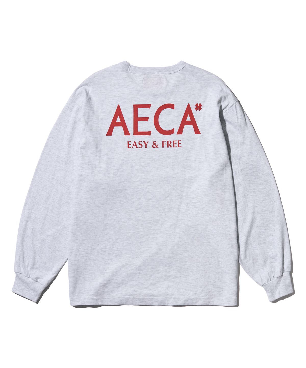 에이카화이트(AECA) AECA SIGNATURE LONG SLEEVE-LIGHT GREY