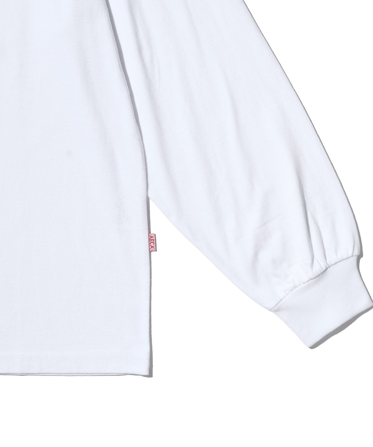 에이카화이트(AECA) AECA LOVIN EASY LONG SLEEVE-WHITE