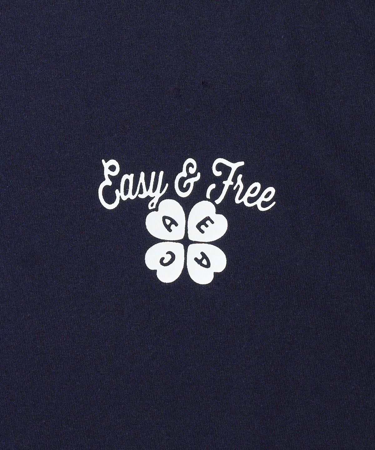 에이카화이트(AECA) AECA LOVIN EASY LONG SLEEVE-NAVY