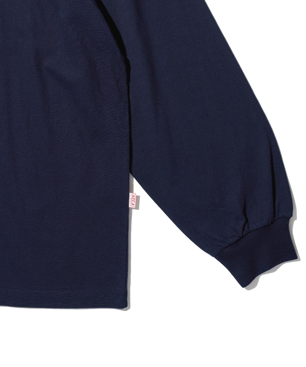 에이카화이트(AECA) AECA LOVIN EASY LONG SLEEVE-NAVY