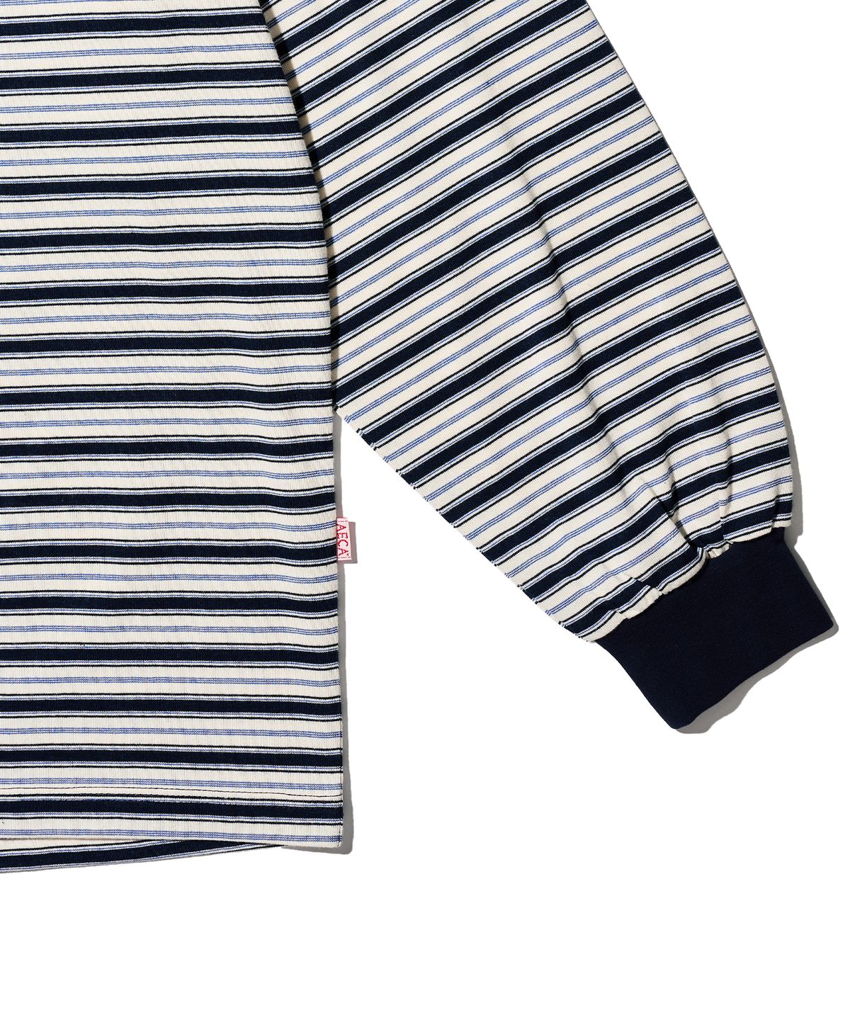 에이카화이트(AECA) STRIPE LONG SLEEVE-IVORY