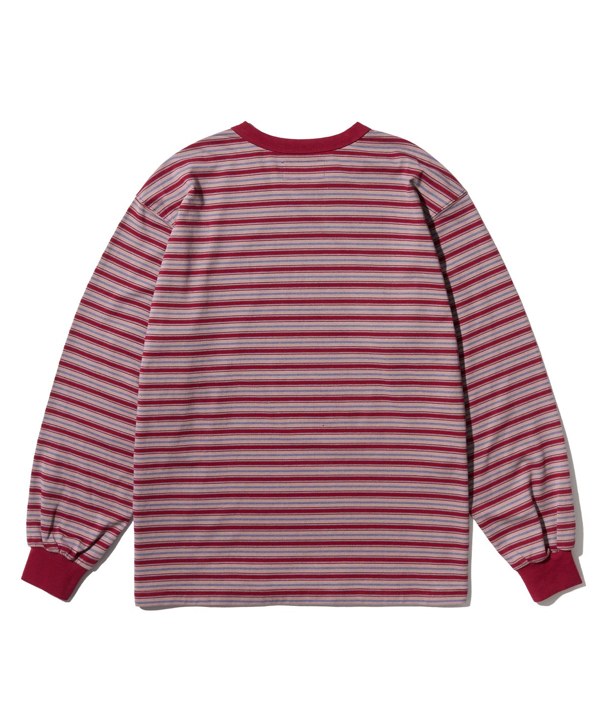 에이카화이트(AECA) STRIPE LONG SLEEVE-BROWN
