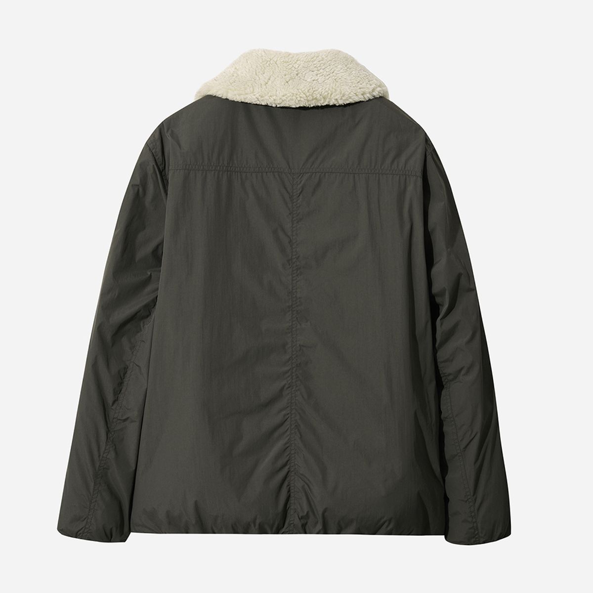 디오디(DOD) 코나 하이웜 D7 플리스 카라 다운 자켓 (D.CHARCOAL GREY)