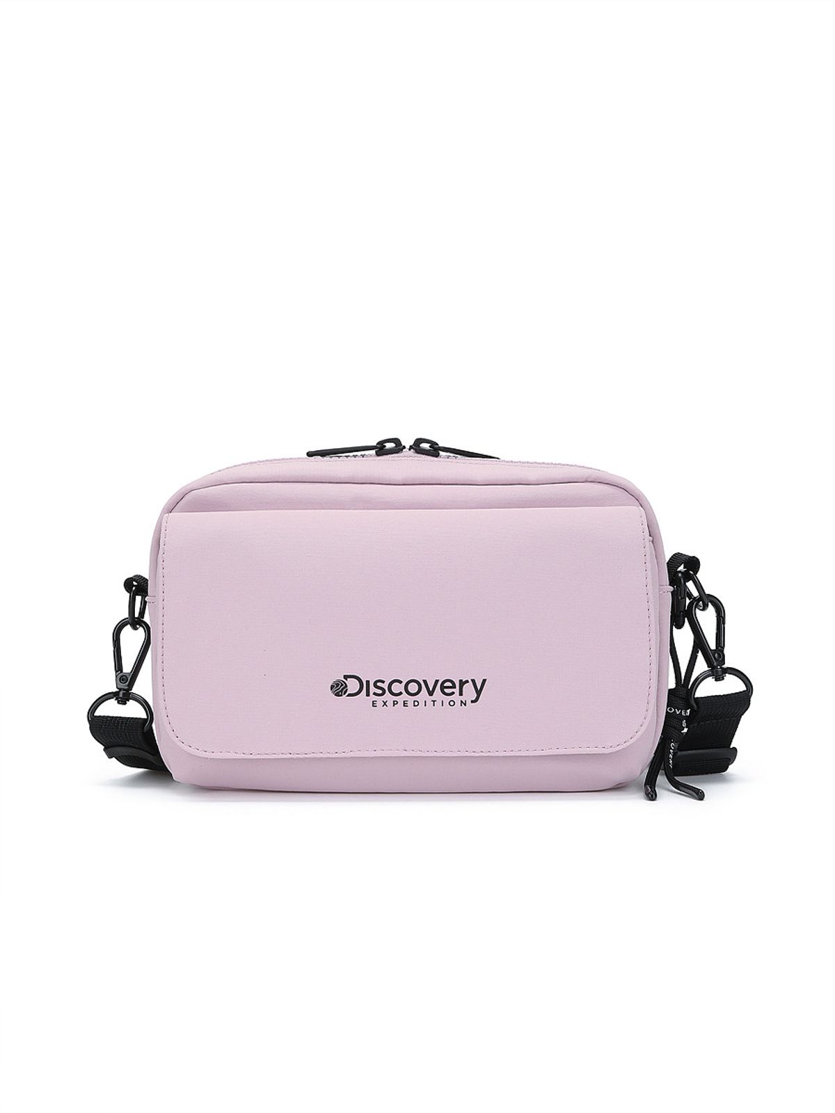 디스커버리 익스페디션(DISCOVERY EXPEDITION) 데일리 플랩 스몰 크로스백 (PINK)