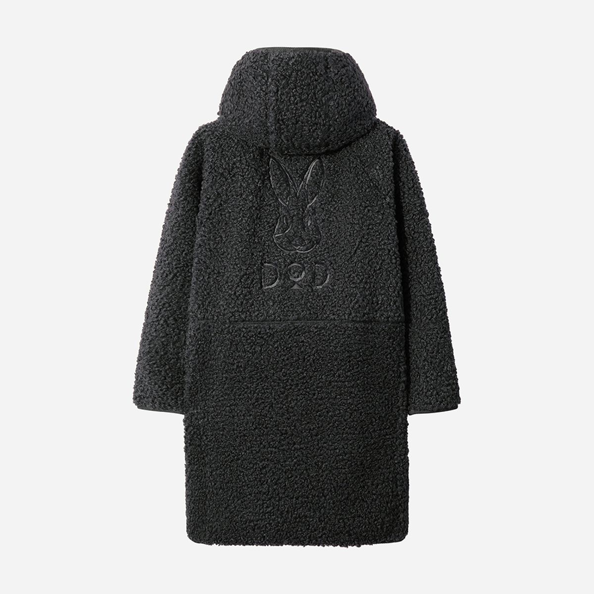 디오디(DOD) 여성) 롱쉐르파 플리스 자켓(CHARCOAL GREY)