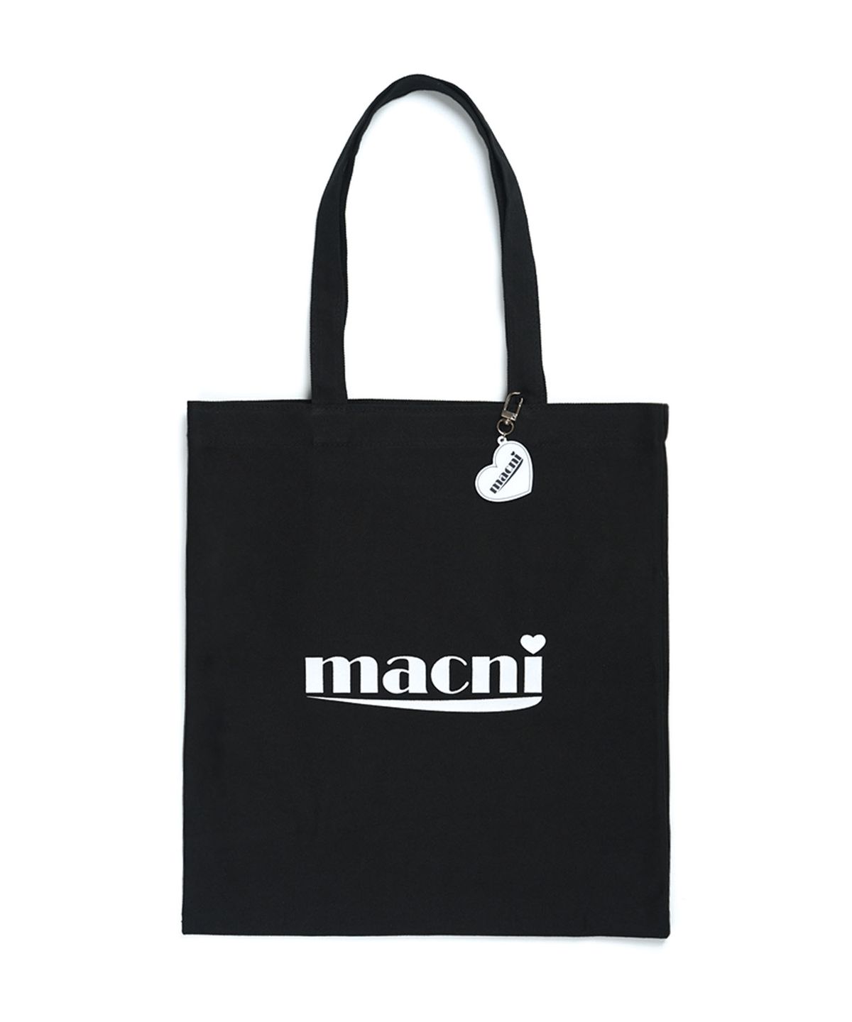 마크니(MACNI) SIGNATURE LOGO ECO BAG BLACK