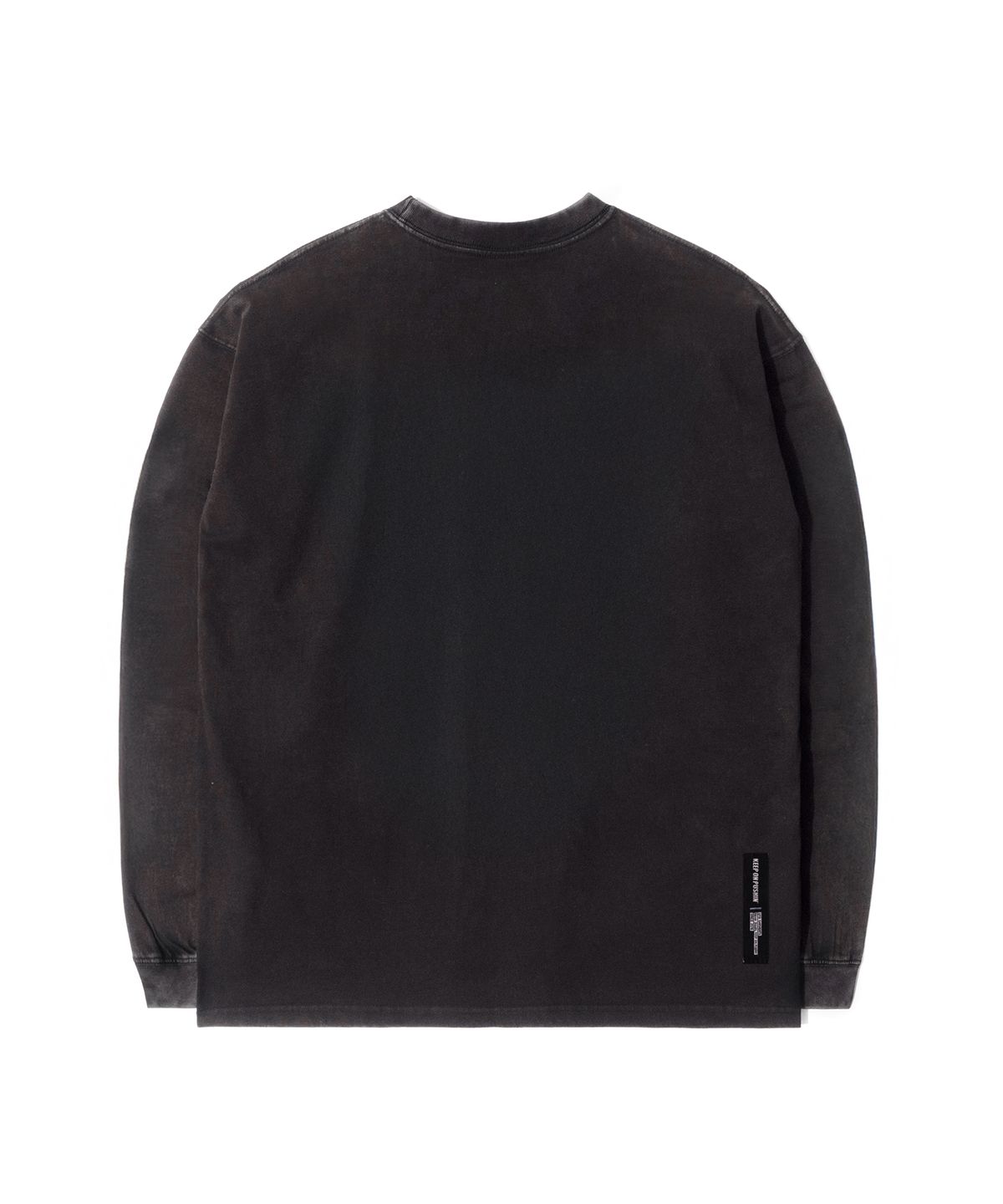 큐티에잇 가먼츠(QT8 GARMENTS) RG Bliss Washed Long Sleeve (Black)