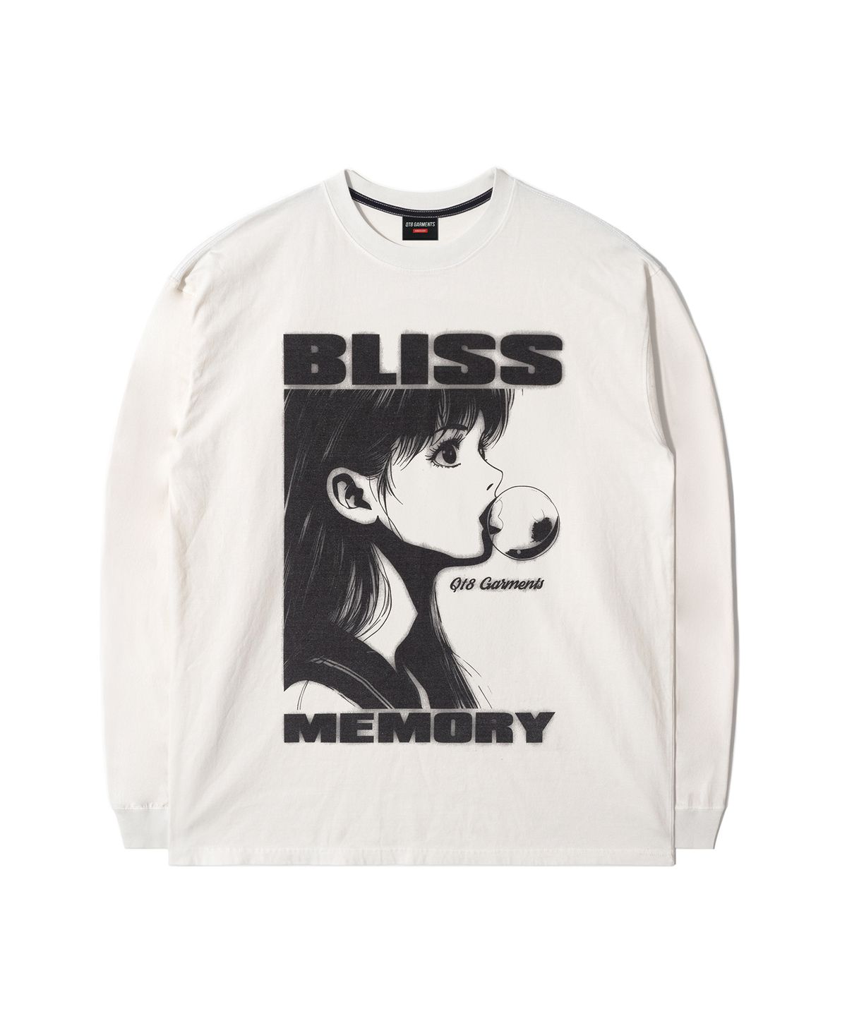 큐티에잇 가먼츠(QT8 GARMENTS) RG Bliss Washed Long Sleeve (Ecru)