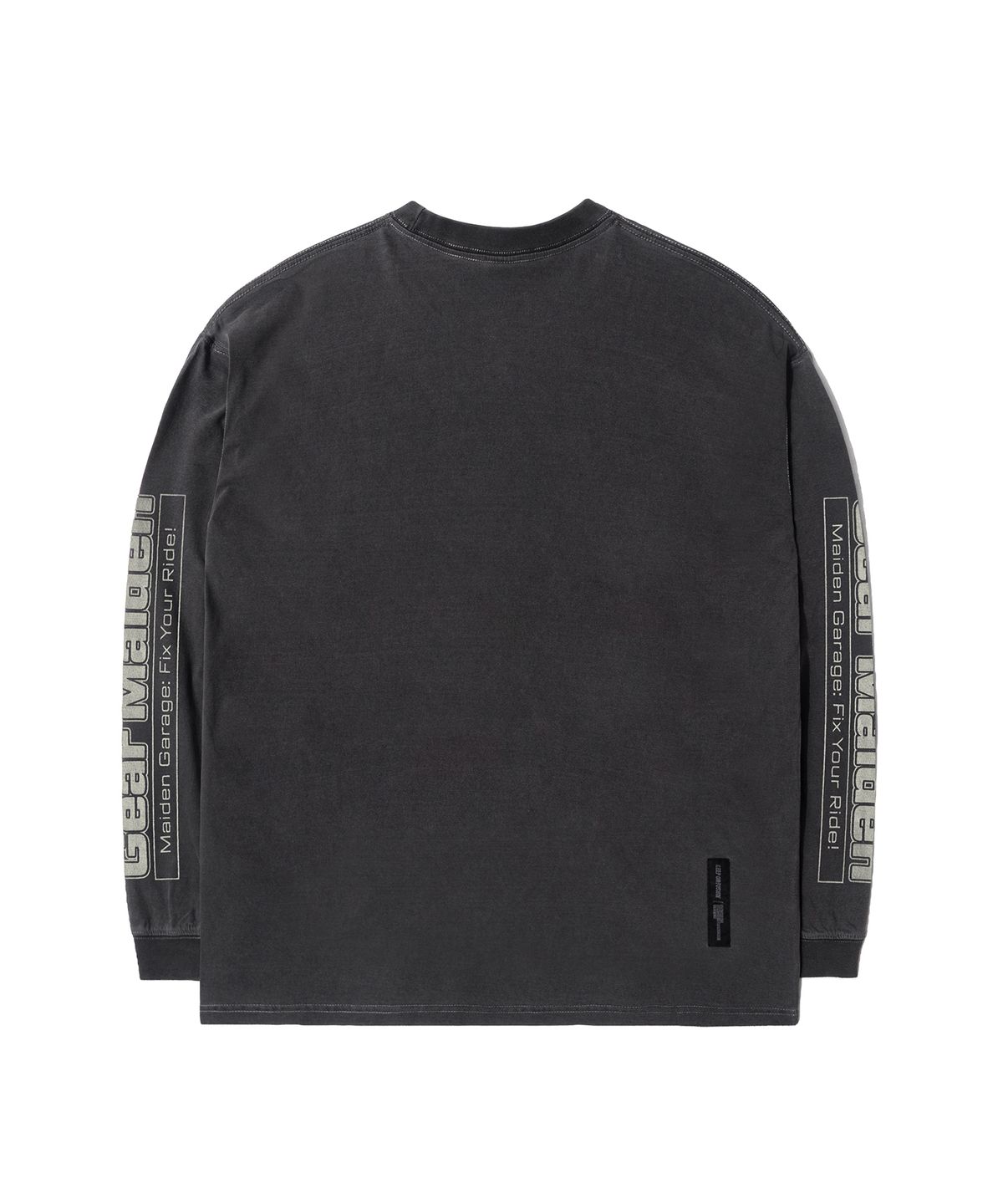 큐티에잇 가먼츠(QT8 GARMENTS) RG Gear Maiden Washed Long Sleeve (Charcoal)