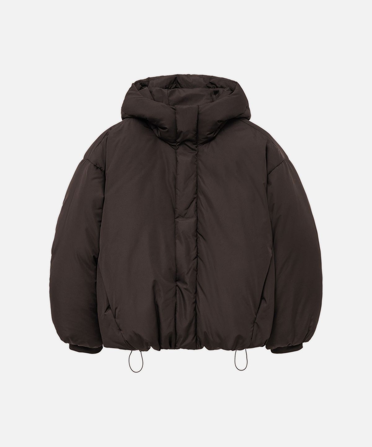 드로우핏(DRAW FIT) 미니멀 후론 후드 다운 자켓 [CHESTNUT BROWN]