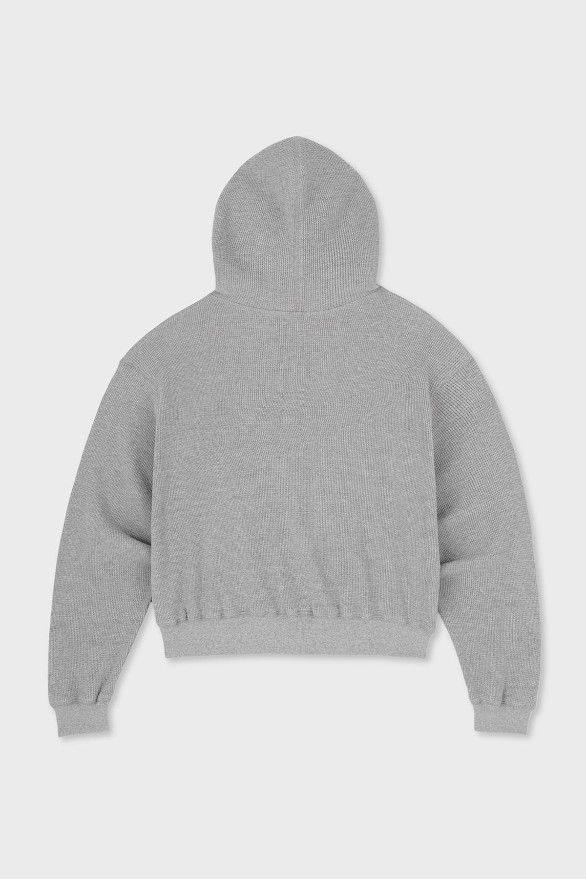 홈바디띵즈(HOMEBODY THINGS) HOMEGIRL WAFFLE ZIP-UP (GREY)