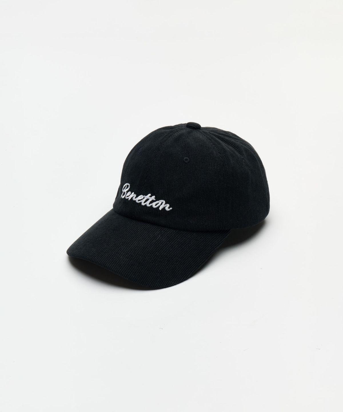 베네통(BENETTON) 리브드 볼캡 블랙