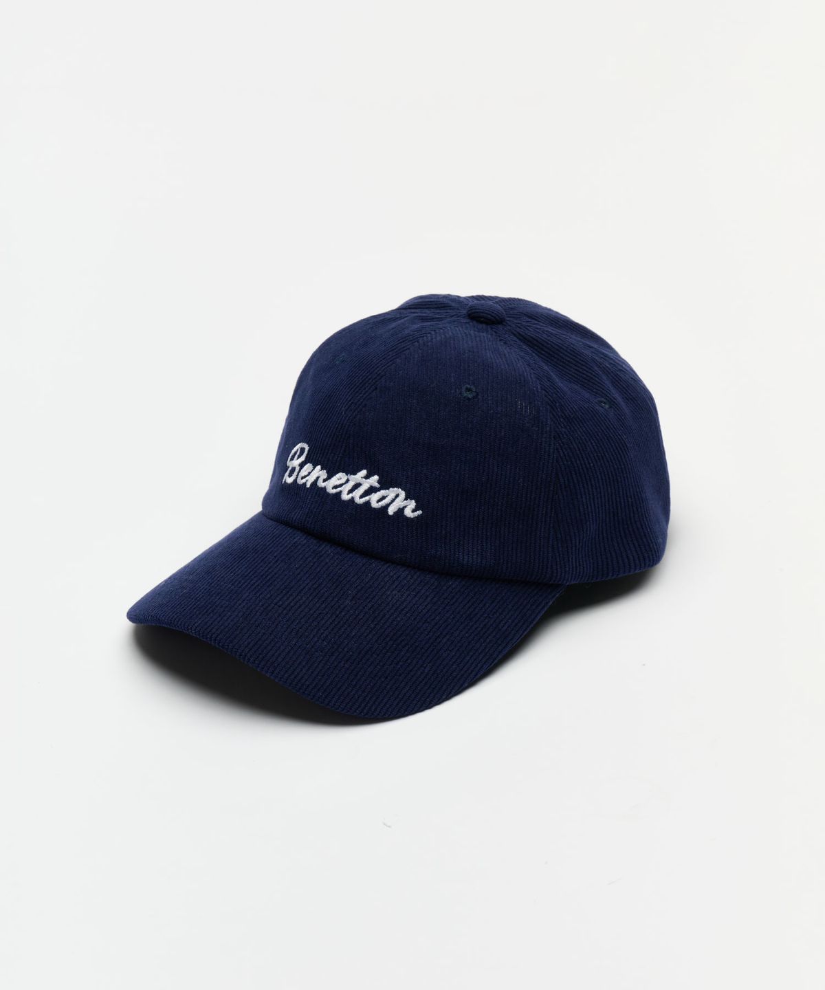 베네통(BENETTON) 리브드 볼캡 네이비