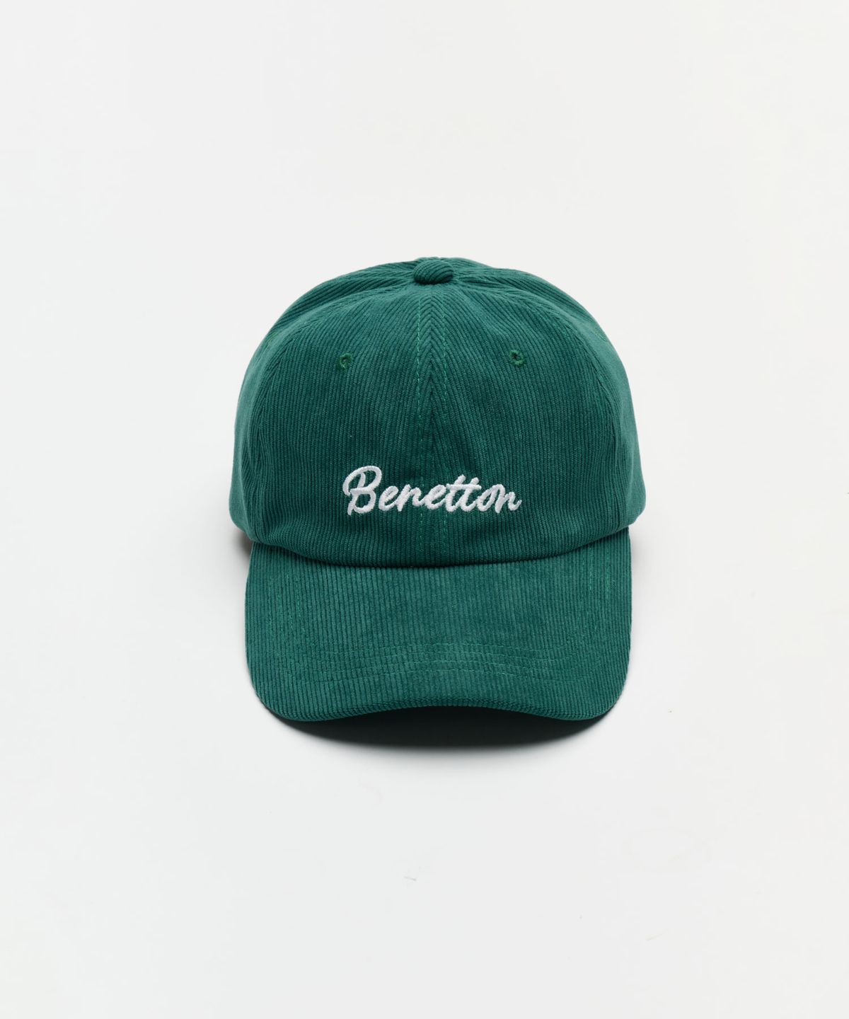 베네통(BENETTON) 리브드 볼캡 그린