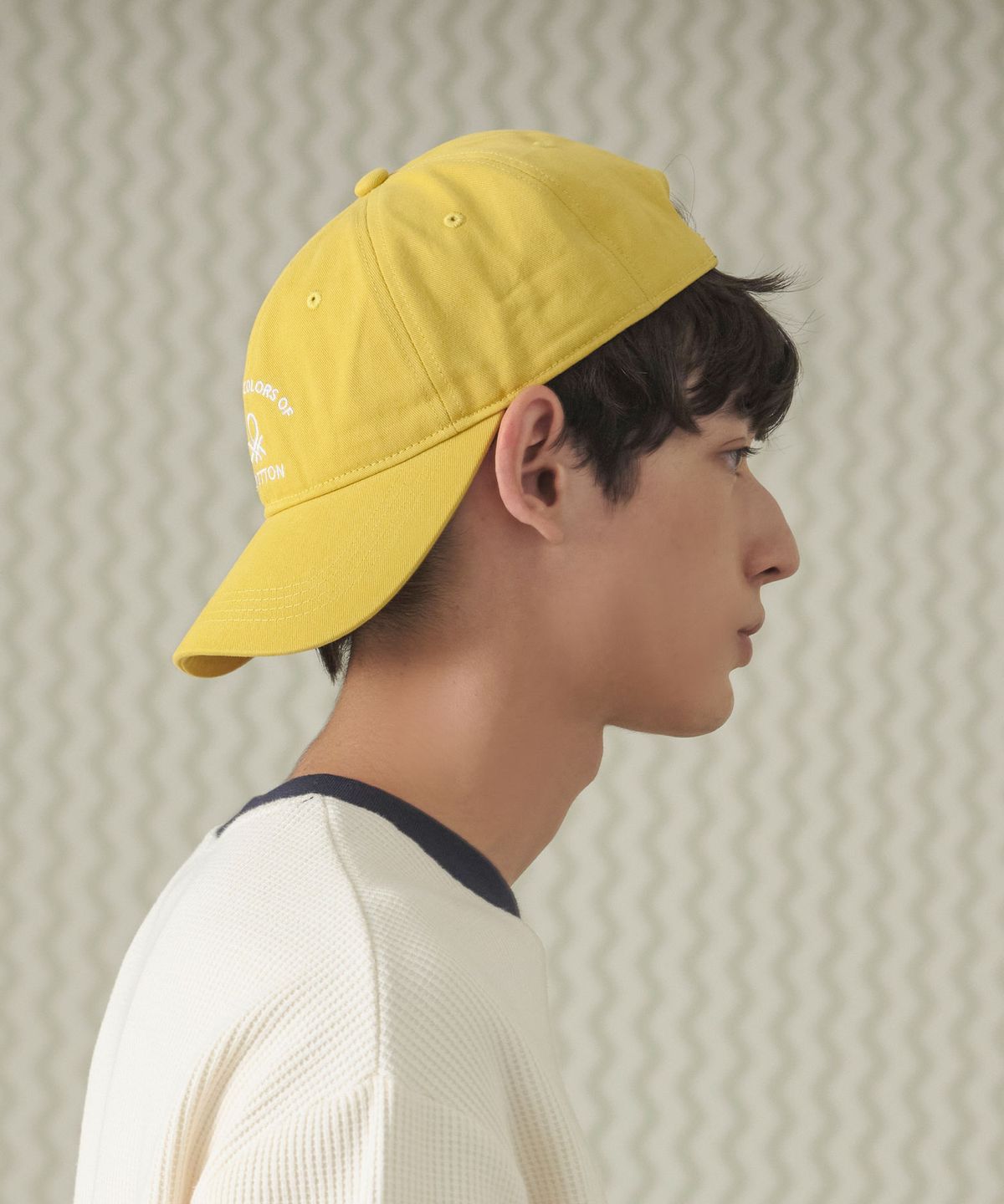 베네통(BENETTON) 캐주얼 볼캡 옐로우