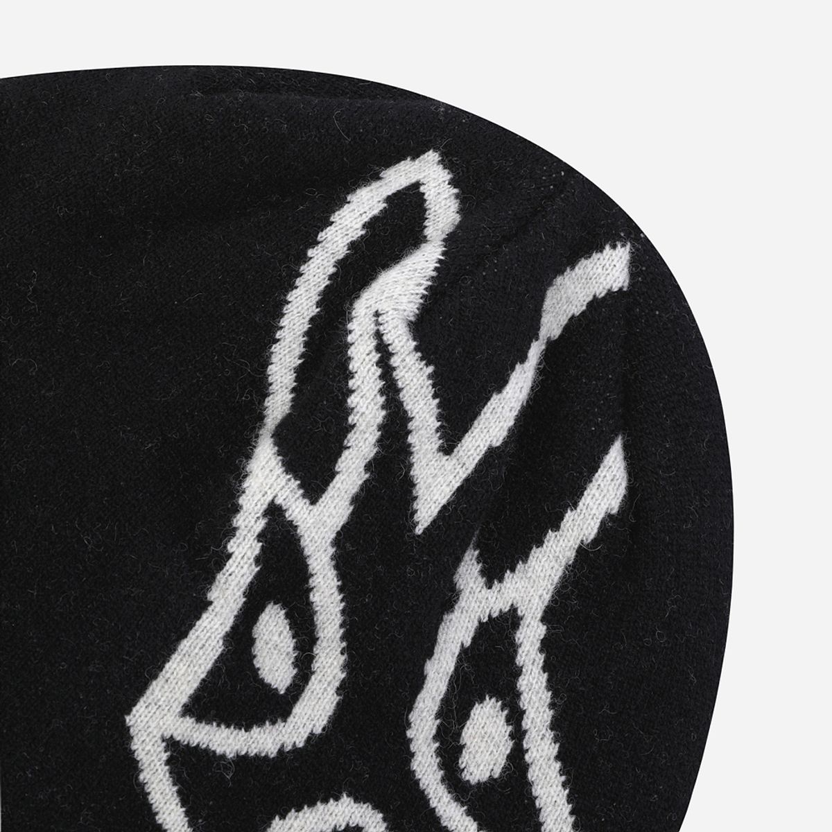 디오디(DOD) 램스울 자가드 비니(BLACK)