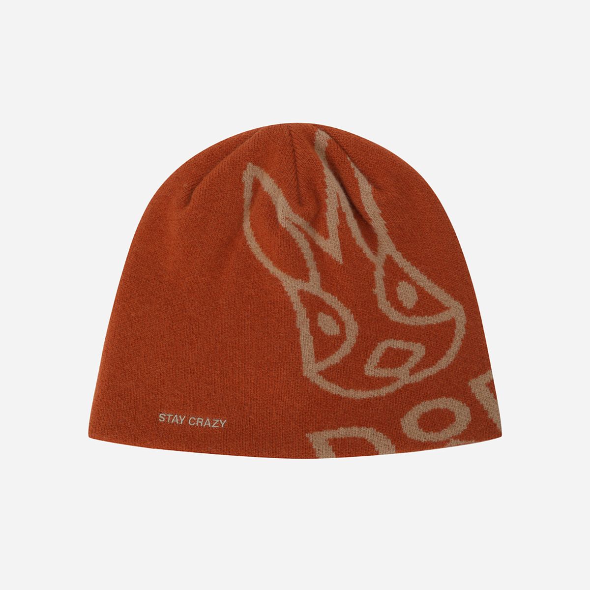 디오디(DOD) 램스울 자가드 비니(D.ORANGE)