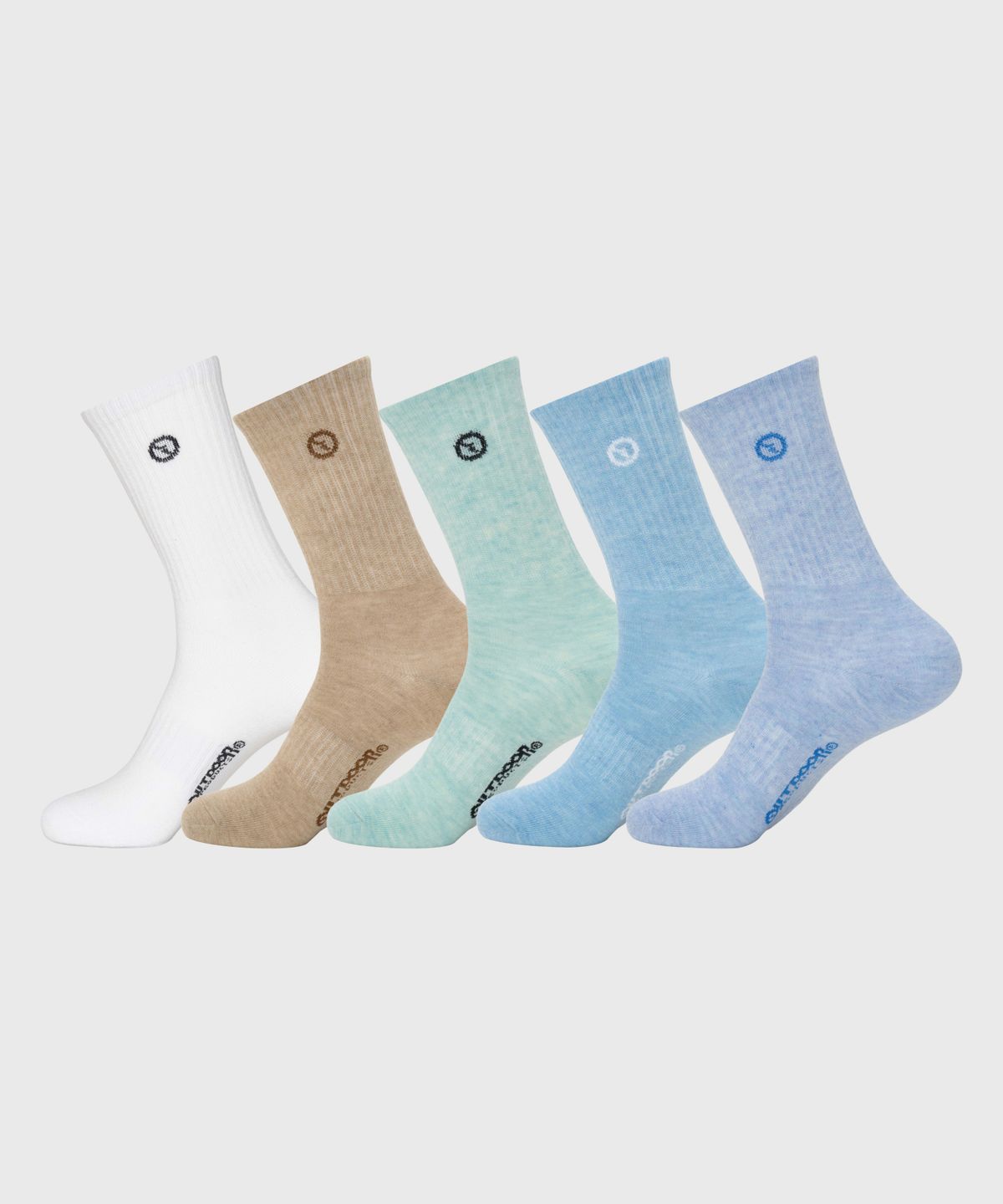 아웃도어 프로덕츠(OUTDOOR PRODUCTS) 미니멀 로고 크루 5족 (4colors)