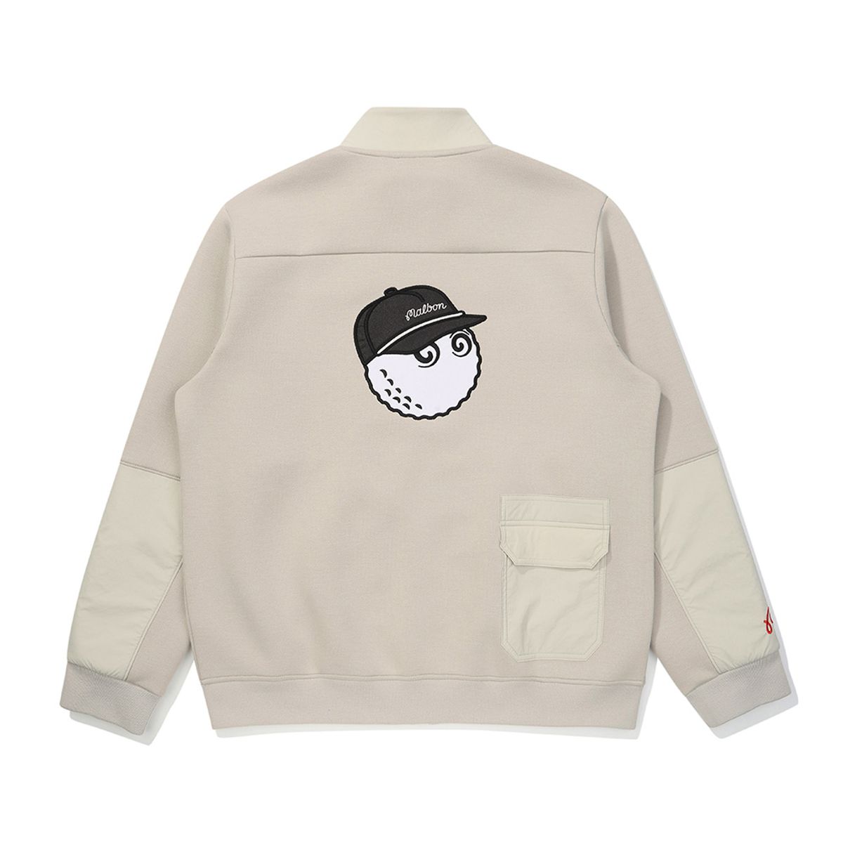 말본 골프(MALBON GOLF) 에어리 풀집업 자켓 GREYISH BEIGE (MAN)