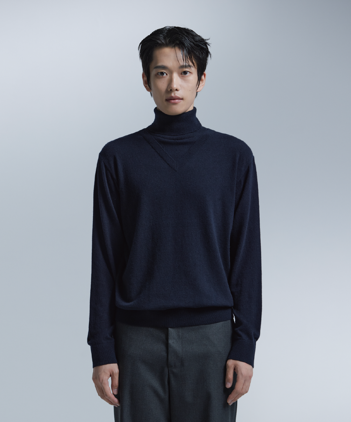 넌블랭크(NONBLANK) 레이어드 터틀 넥 니트_4 COL